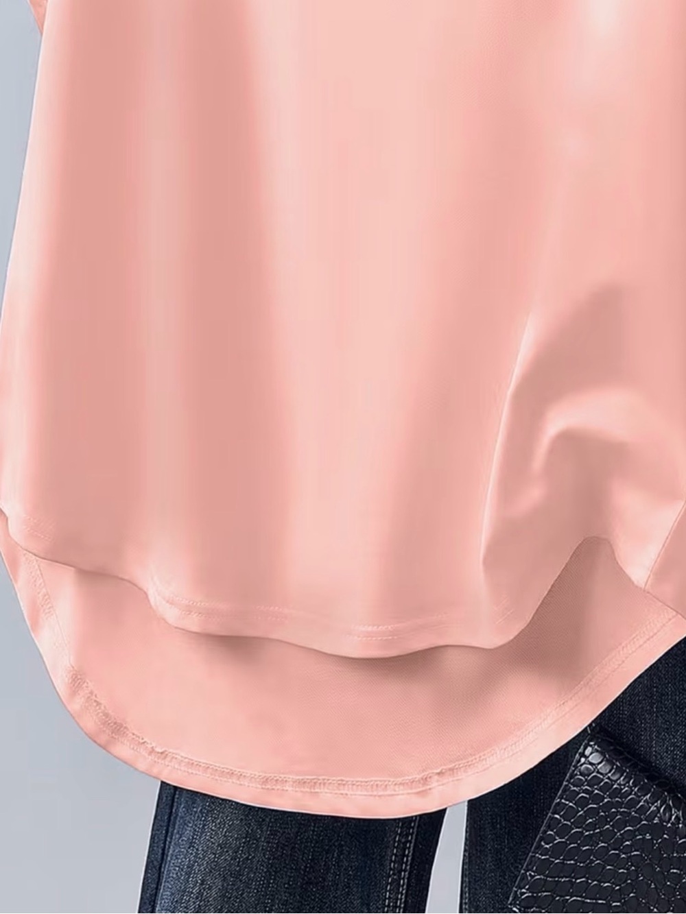 Pink Palm Tree Hooded Shortsleeved Top - Picture 3 of 3